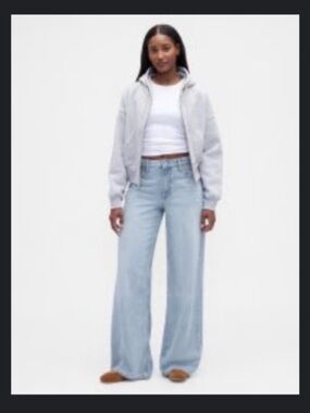 GAP Curvy Mid Rise UltraSoft Baggy Jeans